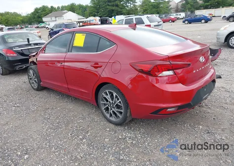 2020 Hyundai Elantra Limited from USA, damaged, VIN KMHD84LF1LU898246